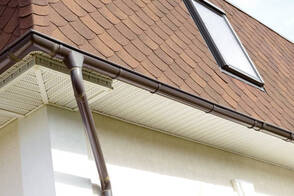 completed gutter installation